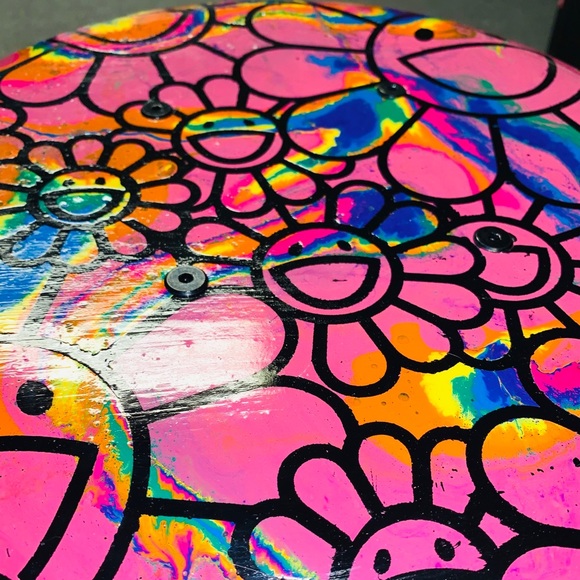 COPY - Custom Murakami X Ikea adjustable stool - Picture 2 of 5